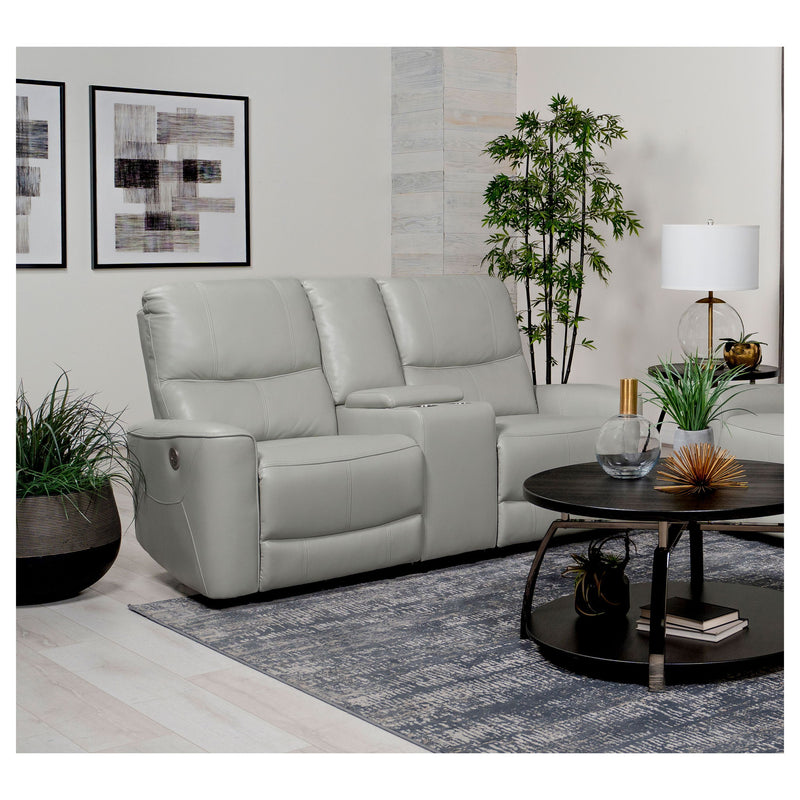Denson - Power Reclining Loveseat With Console And USB Port