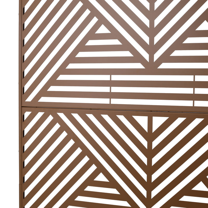 Freestanding Outdoor & Indoor Freestanding Metal Privacy Screen
