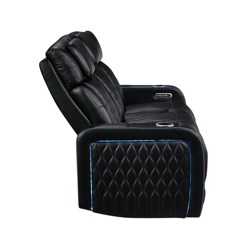 Electra - Power Reclining Set With Power Headrests, Massage And LED Lighting