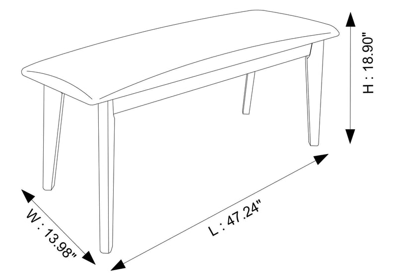 Carlos - Upholstered Bench