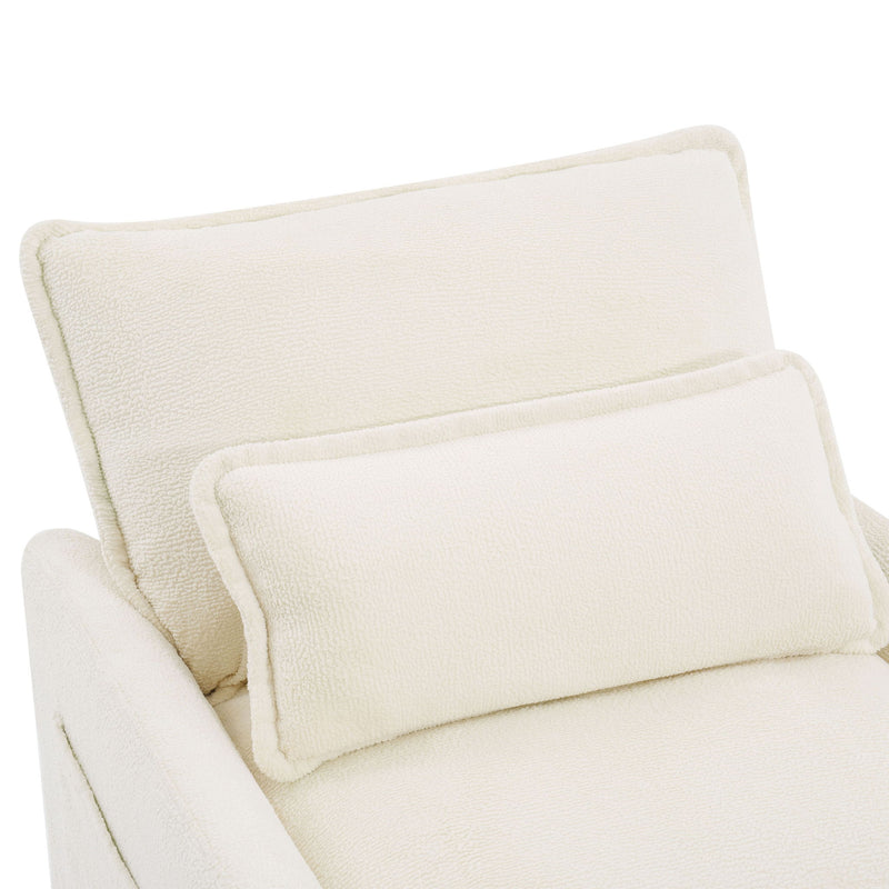 Modern Loveseat Sofa, Upholstered Couch With Side Storage Pockets