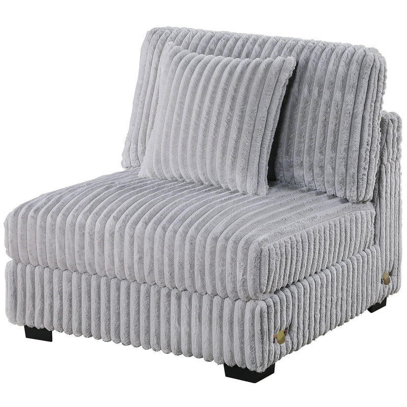 Contemporary Style Modular Sectional Sofa Set With USB, Cup Holder