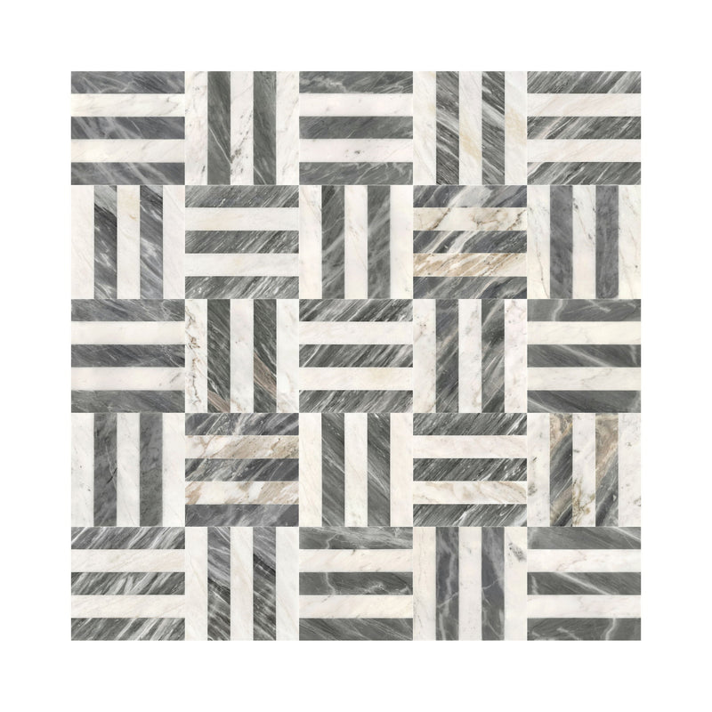 Elegant Waterjet Polished Marble Tile For Floor And Wall