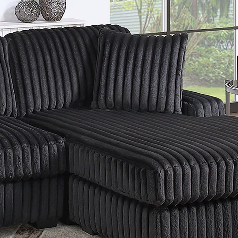 Sectional Sofa Set With Reversible Chaise, Living Room Furniture