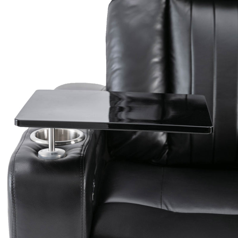 Power Recliner & Storage Arms, Cupholders, Swivel Tray Table And Cell Phone Stand