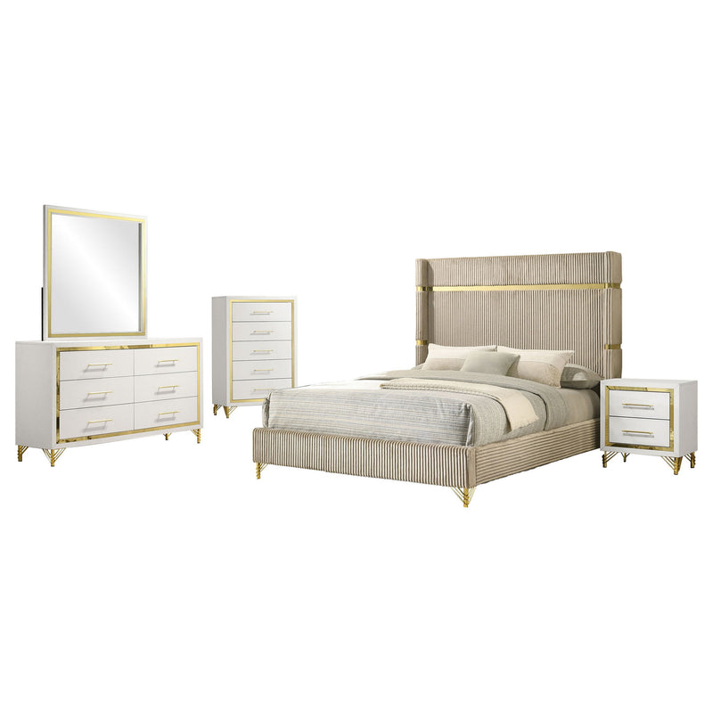 Malcolm - Bedroom Set With Wingback Design