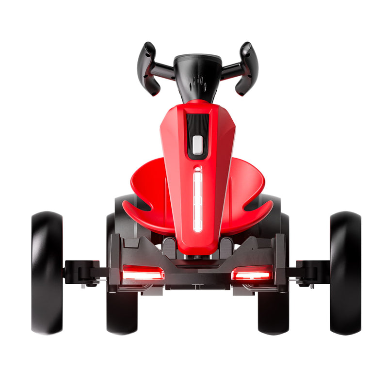Electric Kids Pedal Go Kart With Adjustable Seat, Foldable Design