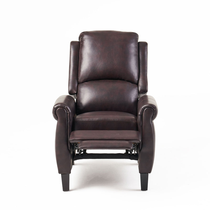 Memphis - Standard Recliner Club Chair - Burgundy