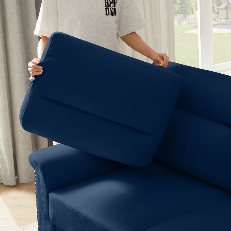 3 Seater Elegant Stationary Sofa