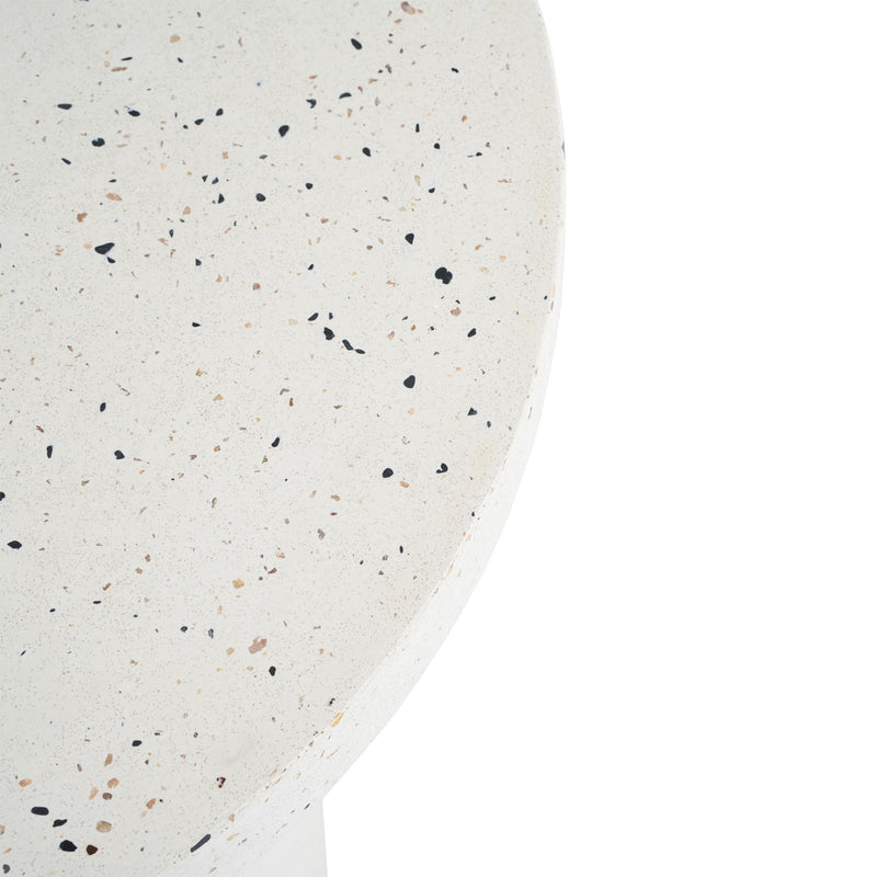 Terrazzo - Outdoor Side Table - White