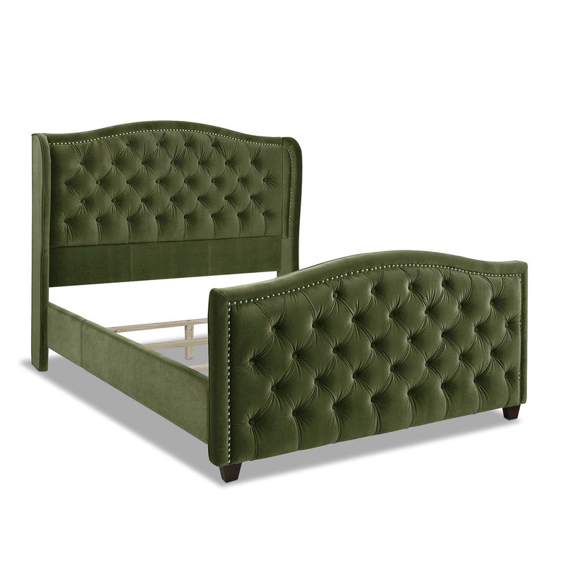 Marcella - Upholstered Shelter Headboard Bed