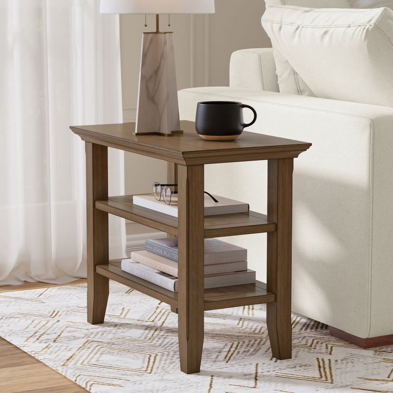 Acadian - Narrow Side Table - Rustic Brown