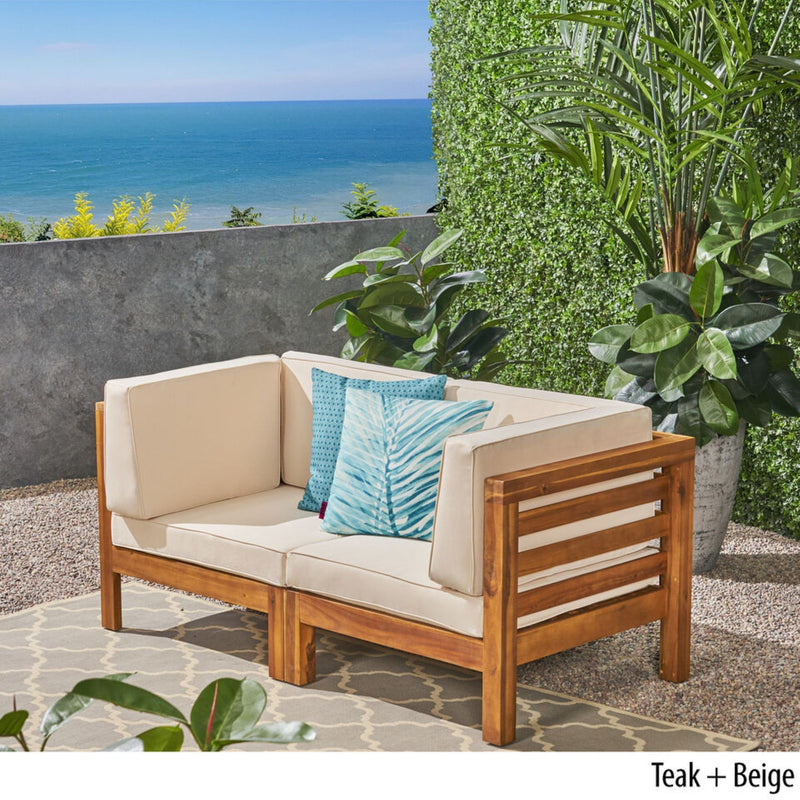 Oana - 2 Piece Loveseat Set With Water Resistant Cushions