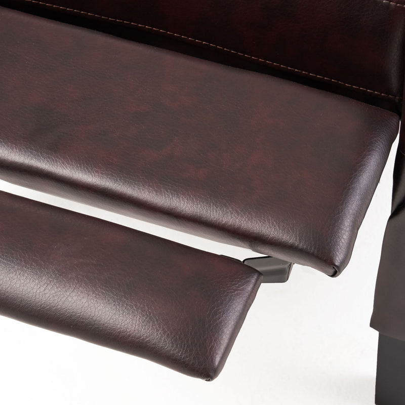 Memphis - Standard Recliner Club Chair - Burgundy