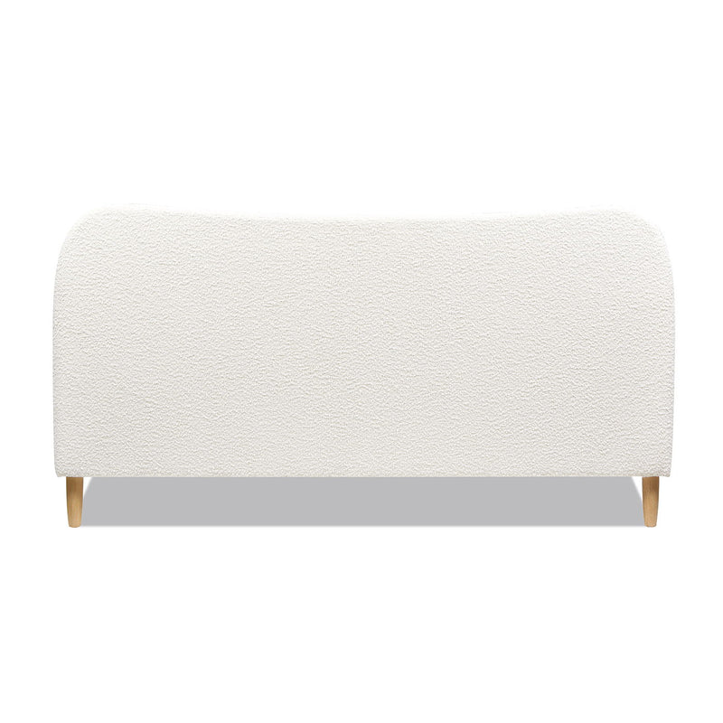 Roman - Curved Headboard Upholstered Platform Bed