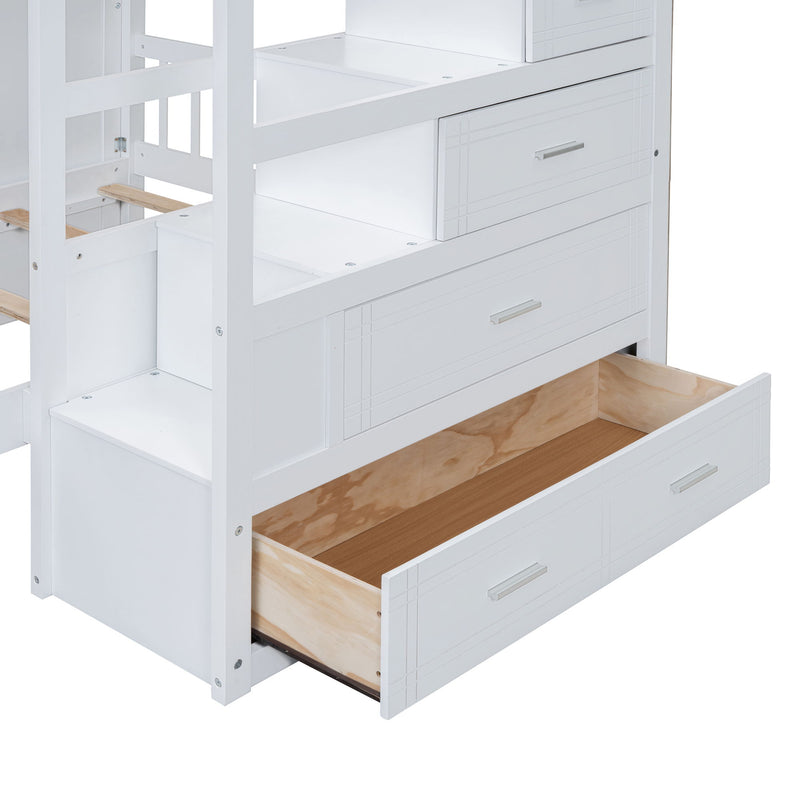 Bunk Bed With Wardrobe, Drawers