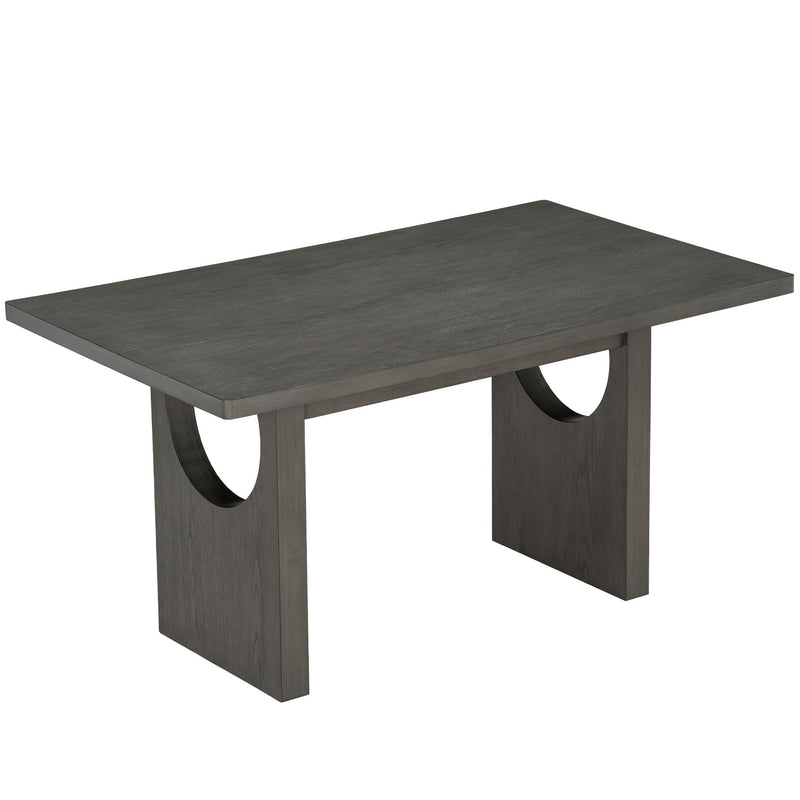 Dining Table Set For 6 With Upholstered Chairs
