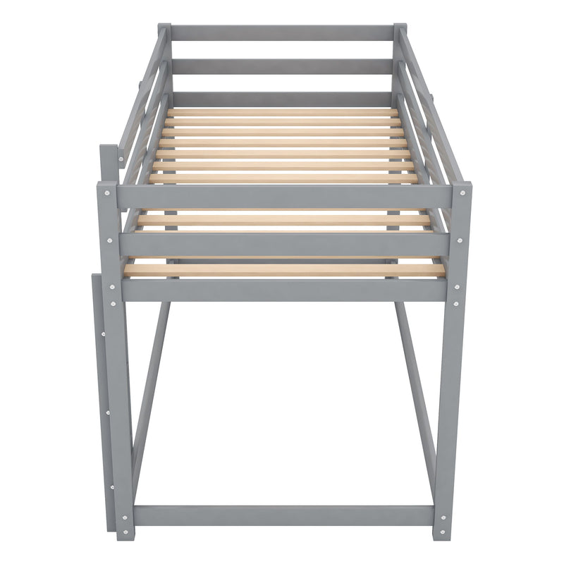 Floor Bunk Bed With Ladder