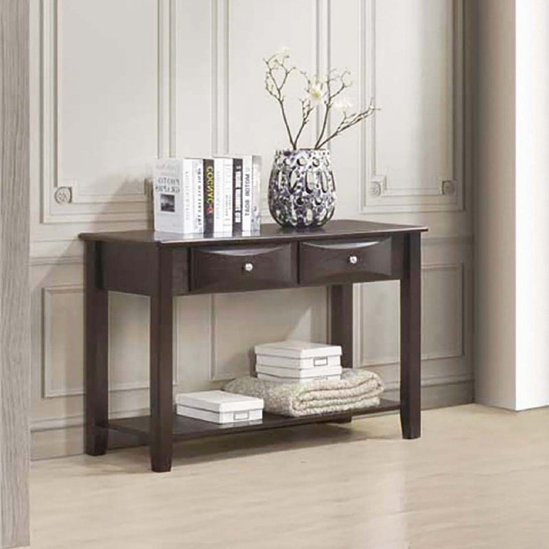 Table Set With Drawers And Open Shelf Storage