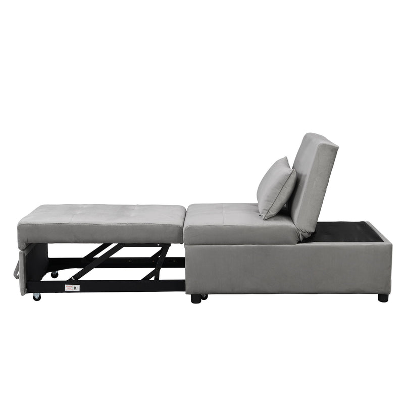 Versatile Folding Ottoman Sofa Bed Multifunctional Space Saver