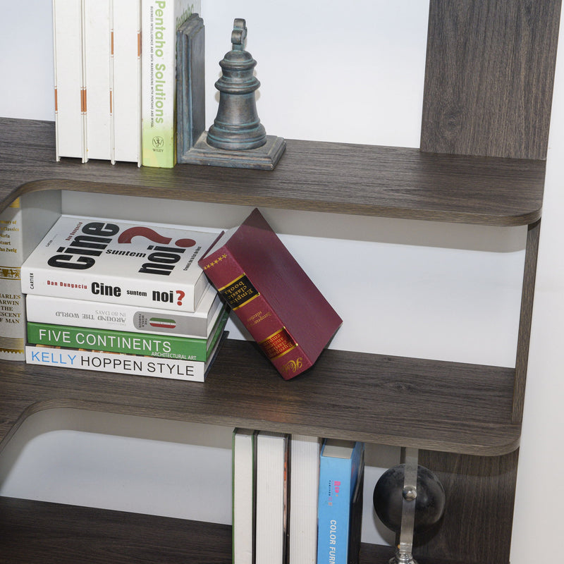 L-Shaped Design Corner Bookshelf