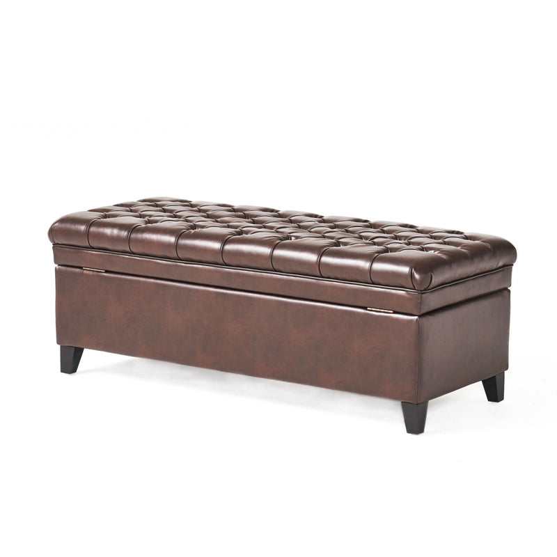 Juliana - Storage Ottoman With Birch Legs