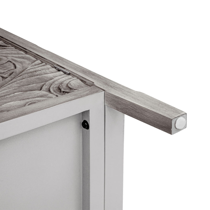 2 Door Cabinet, Suitable For Bedroom - Light Gray