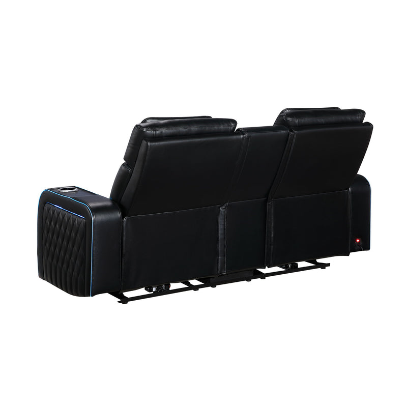 Electra - Power Reclining Set With Power Headrests, Massage And LED Lighting