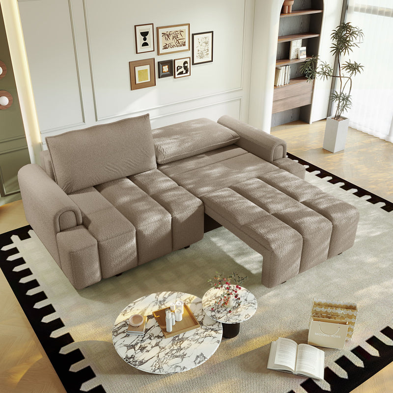 4 Seater Modern Couch With Seats Storage
