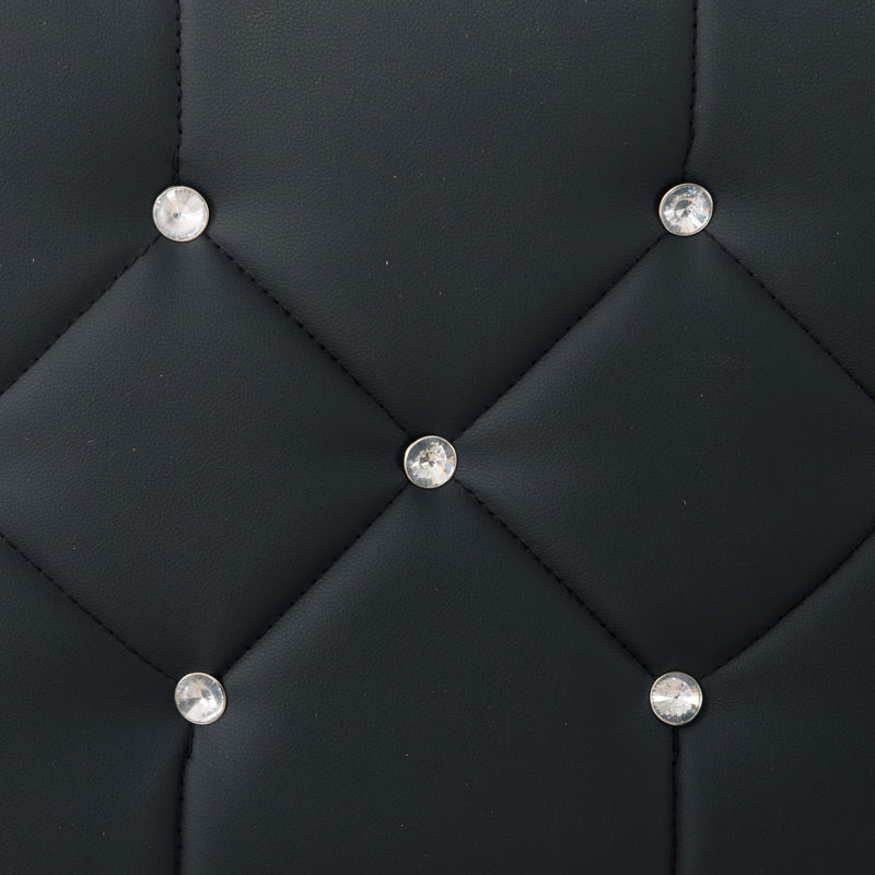 Platform Bed Frame With Adjustable Upholstered Headboard, RGB LED Lights, No Box Spring Needed