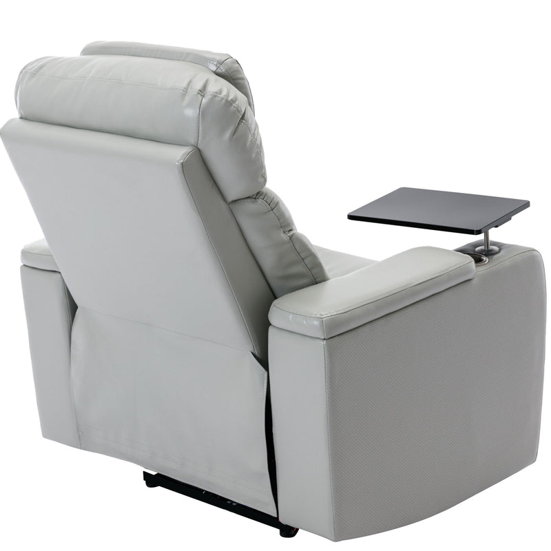 Power Motion Recliner Electric Power Recliner With USB Charging Port, Hidden Arm Storage, Convenient Cup Holder And tooth Speaker