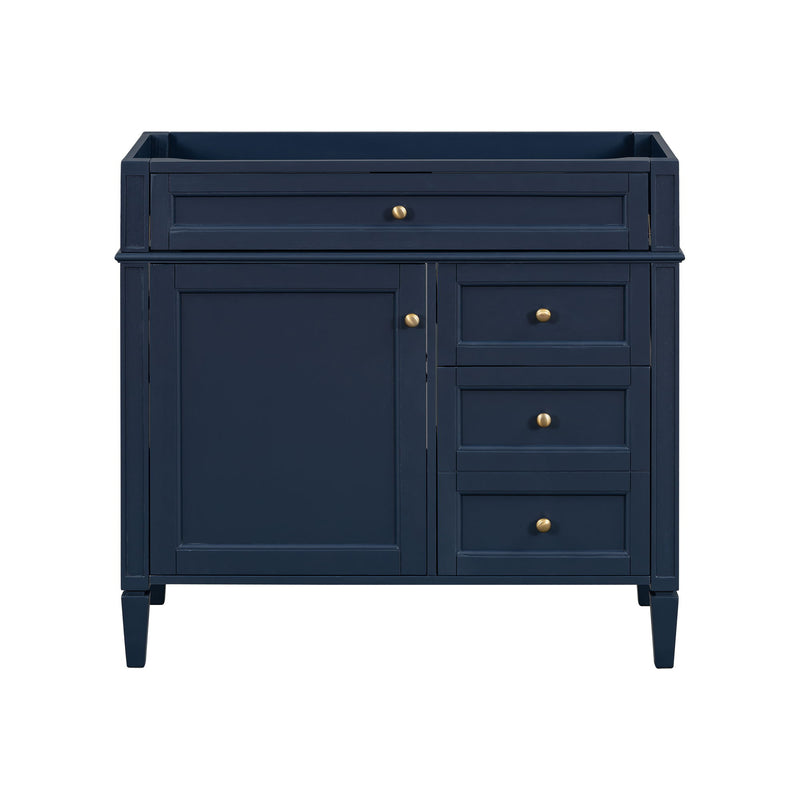 Bathroom Vanity With 2 Drawers And Tip-Out Drawer, Storage Cabinet