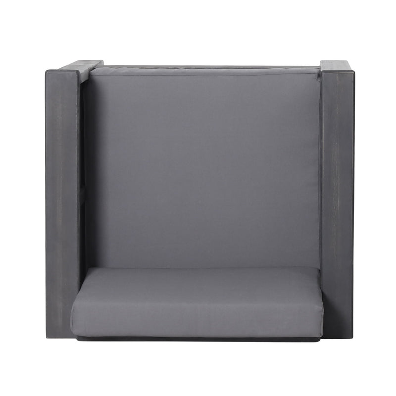 Slat Design Club Chairs With Cushions