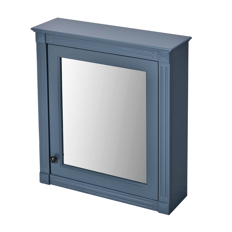 Wall Mounted Bathroom Storage Cabinet With Mirror, Medicine Cabinet With Height Adjustable Shelf