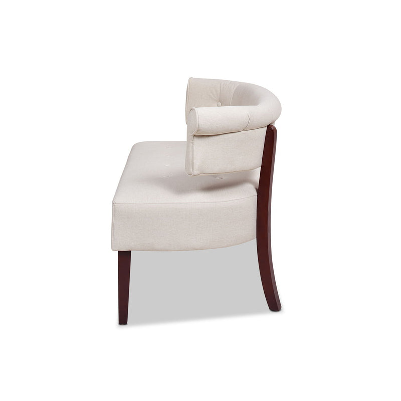 Jared - Versatile Roll Arm Tufted Bench Settee