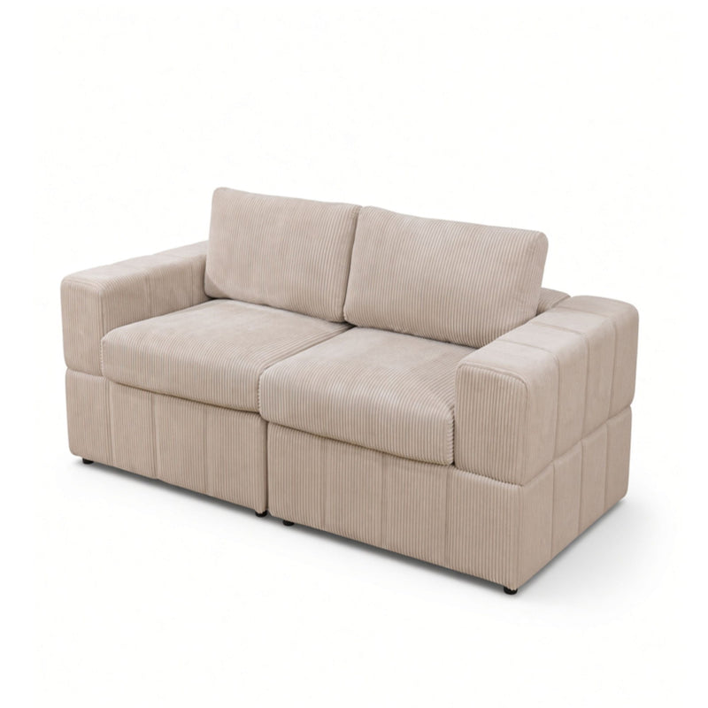 Oversized Modular Loveseat Set