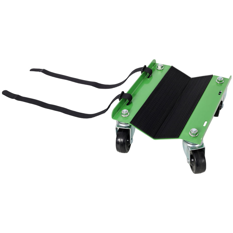 Heavy Duty Snowmobile Dolly With V Slide And Swivel Casters Steel, 1500Lbs Capacity