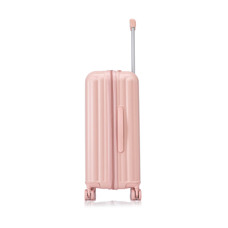 20" / 24" / 28" 3 Pieces / Set Spinner Wheel Luggage, Carry On Suitcase, With Cup Holder & USB Port & Phone Holder
