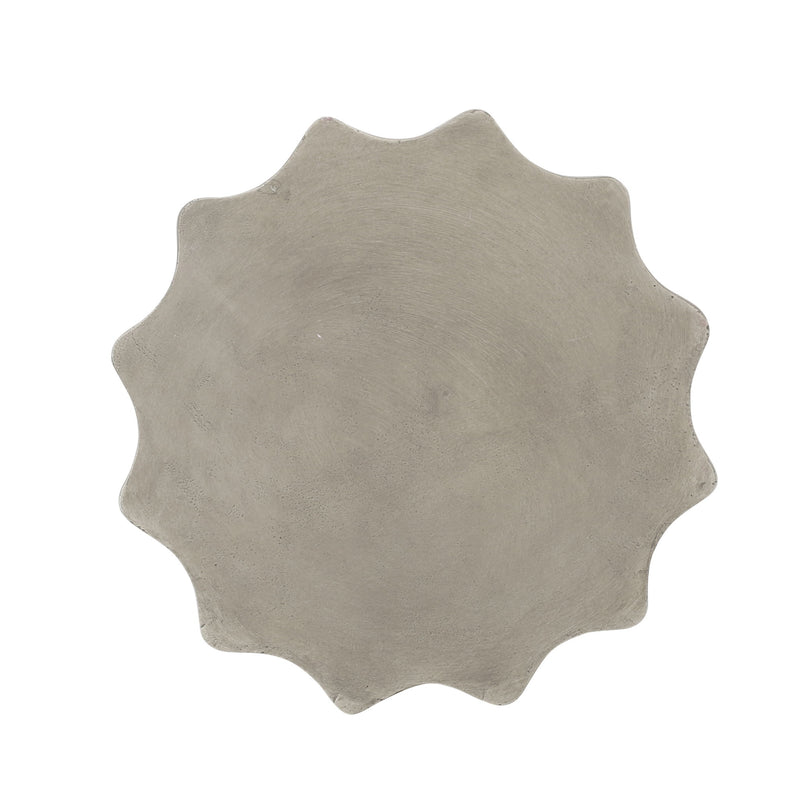 Modern Canis Side Table Outdoor Use - Gray