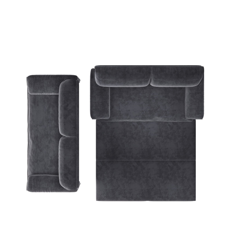 Queen Pull Out Sofa Bed With Side Storage