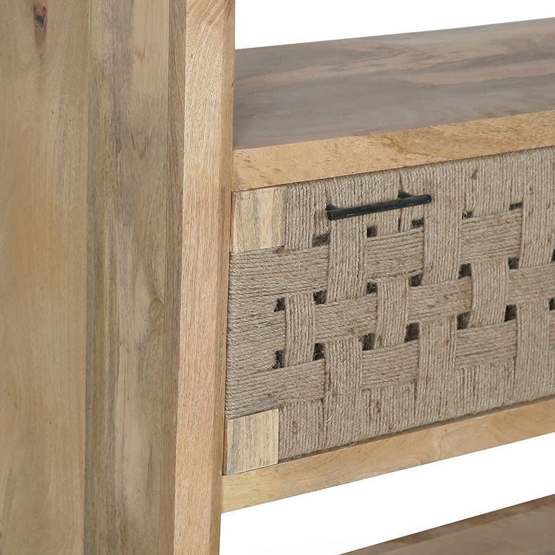 Shelf With Drawer - Beige Brown
