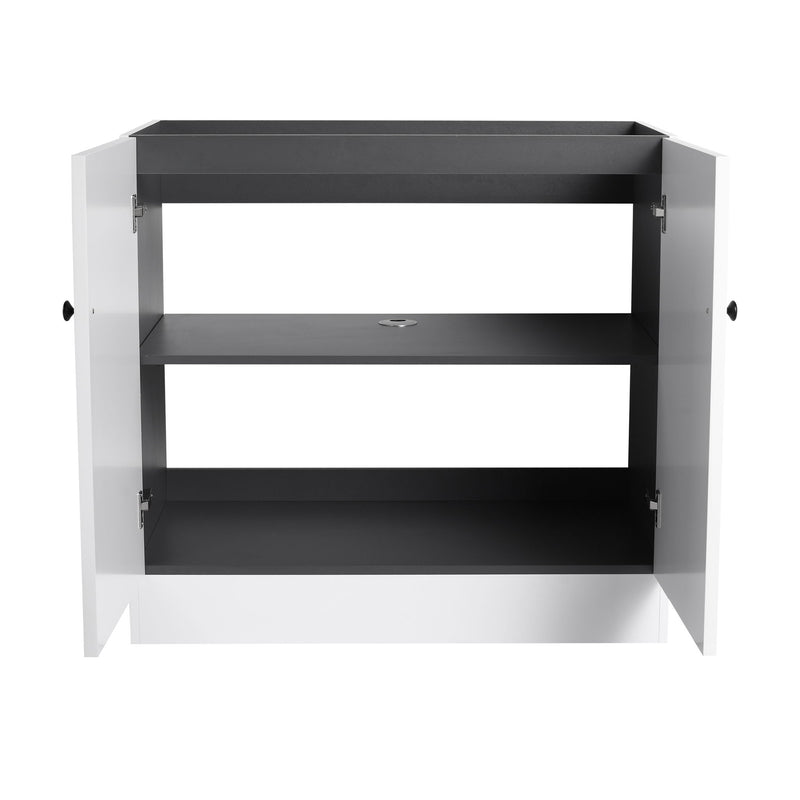 Modern Freestanding Bathroom Vanity With Soft Close Cabinet Doors