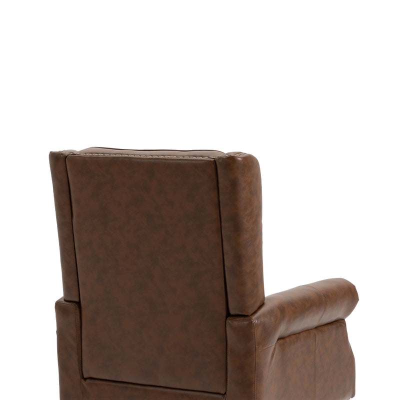 Modern Accent Armchair With Sturdy Wood Legs