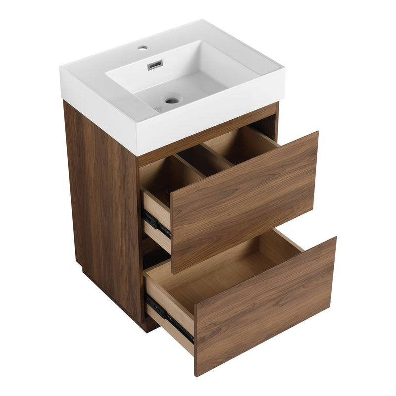 Modern Freestanding Bathroom Vanities With Single Sink Combo