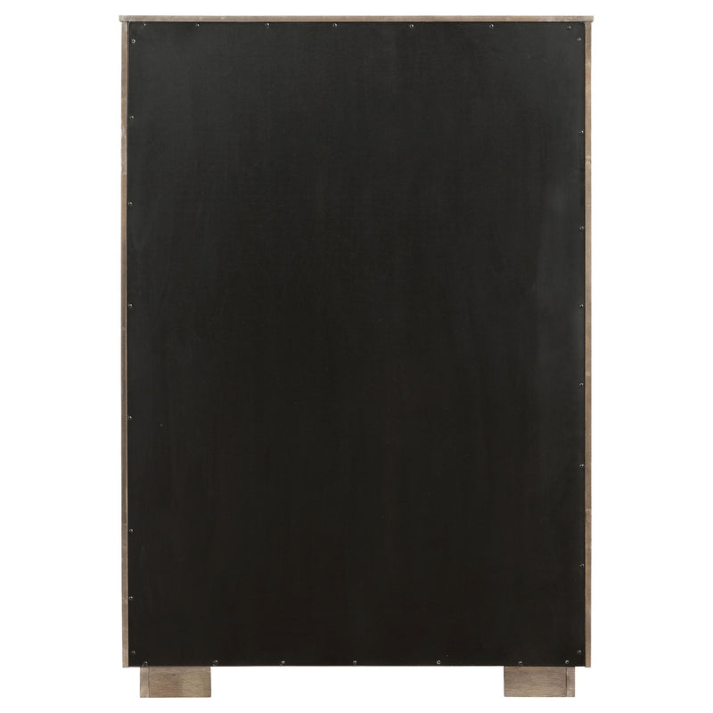 Prescott - 5 Drawer Bedroom Chest With Mitered Trim - Taupe
