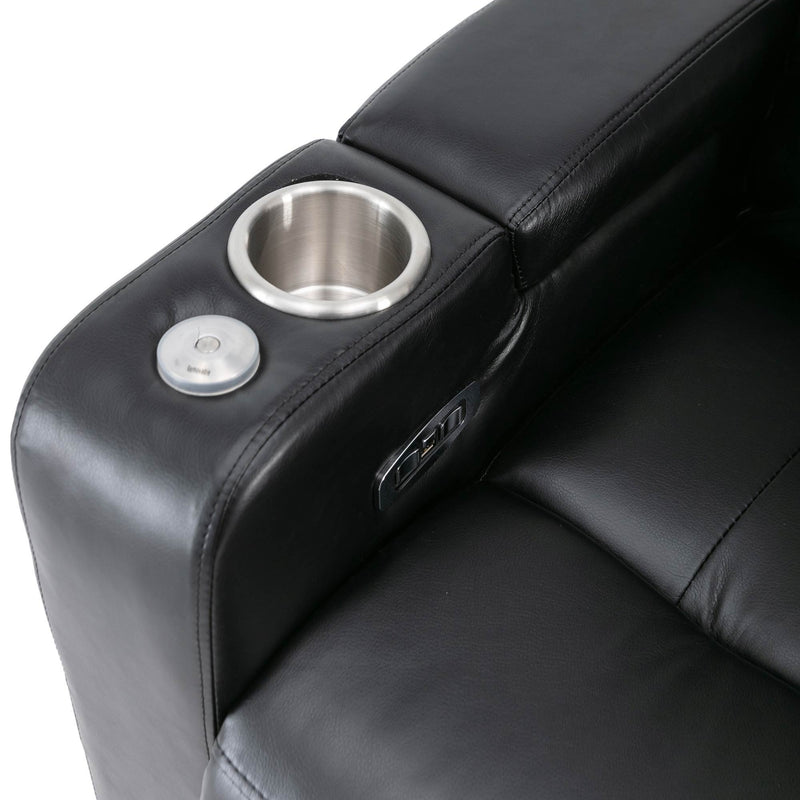 Power Recliner & Storage Arms, Cupholders, Swivel Tray Table And Cell Phone Stand