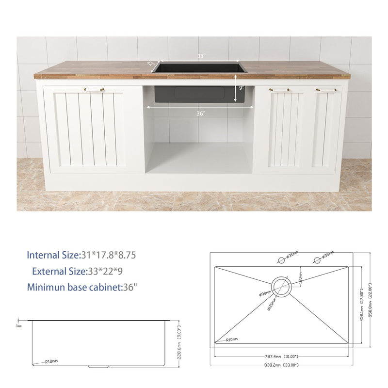 Topmount Stainless Steel Kitchen Sink