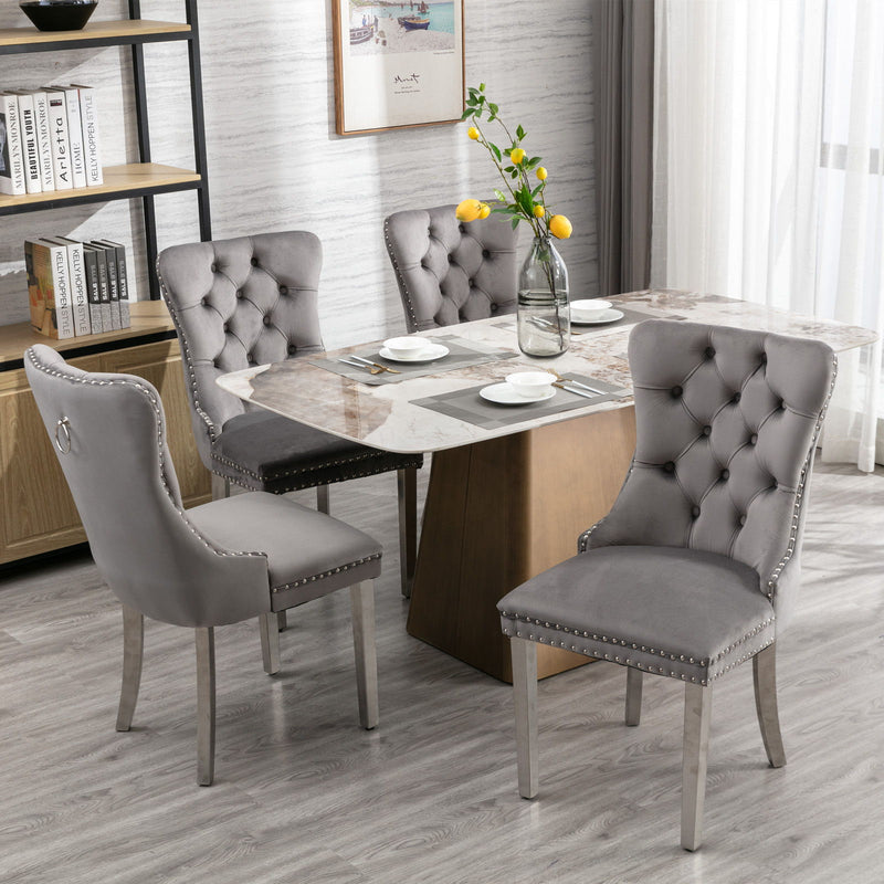 Nikki - Contemporary Upholstered Dining Chair (Set of 2)