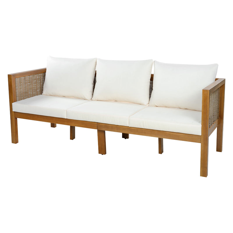 Patio Set Outdoor With Coffee Table And Cushions