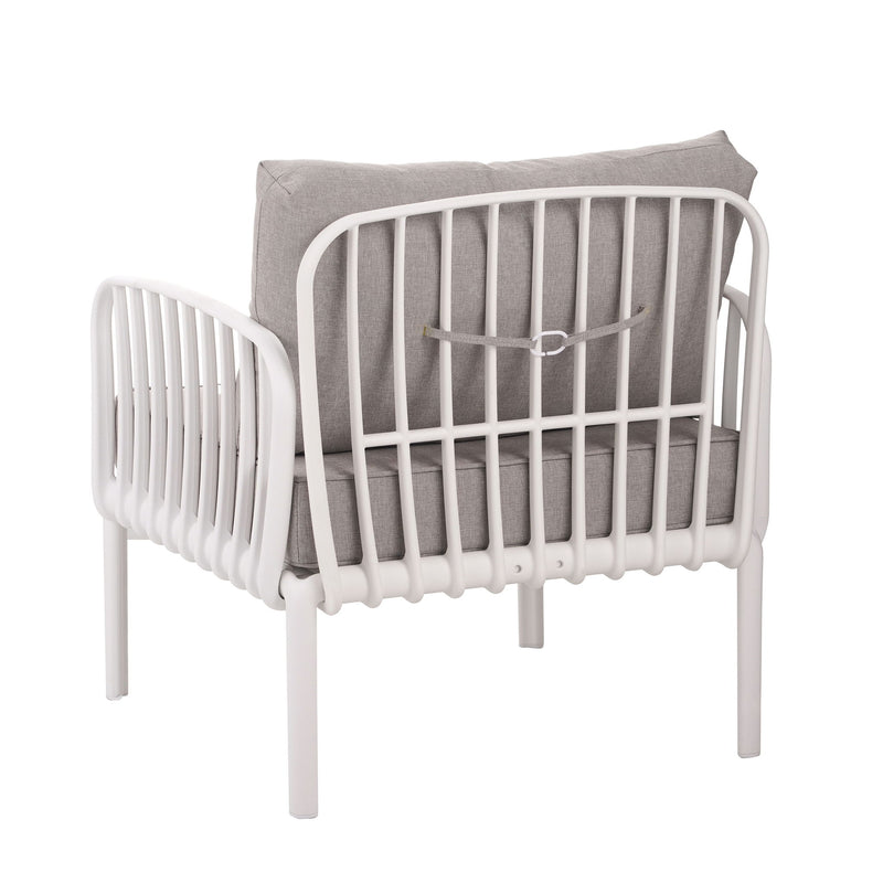 Outdoor Patio Club Chair, Waterproof Thick Cushion Deep Seating